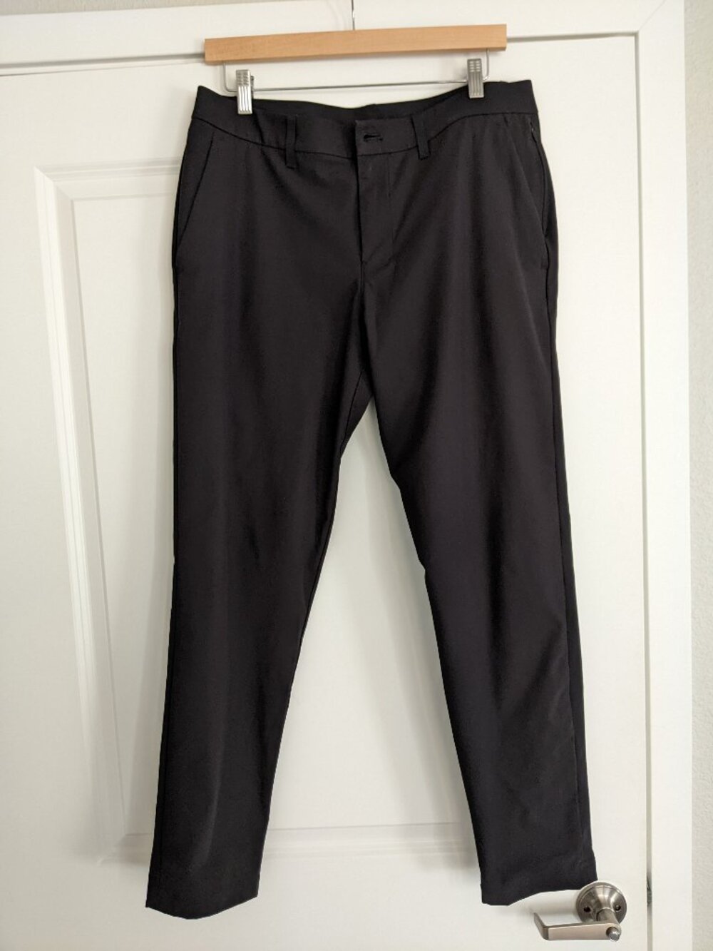 Black Lululemon ABC Slim-Fit Trouser 33/32